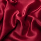 Red Silk Pillow Cases for Hair and Skin Made in USA, 100% Mulberry Silk Pillowcase for Women, King Size with Zipper, Organic, Cooling, Anti Acne, Anti Wrinkle, 1 Pc 20"x36" (King, Red)