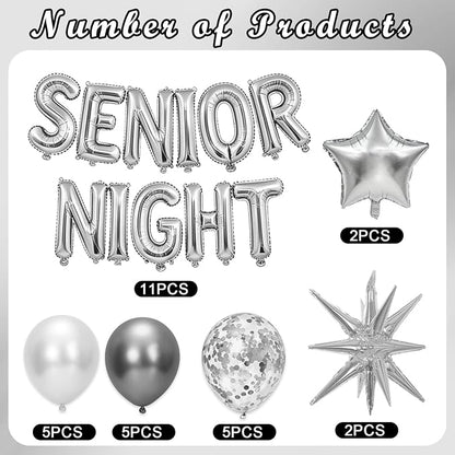 Silver Senior Night Decorations - Image 3