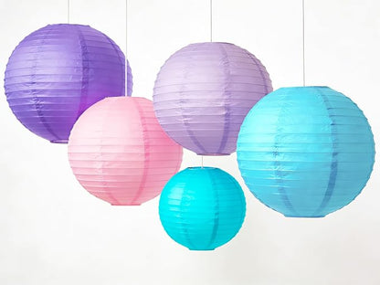 Pastel Paper Lanterns Set - Image 4