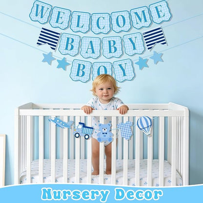 Baby Boy Baby Shower Banner - Image 2