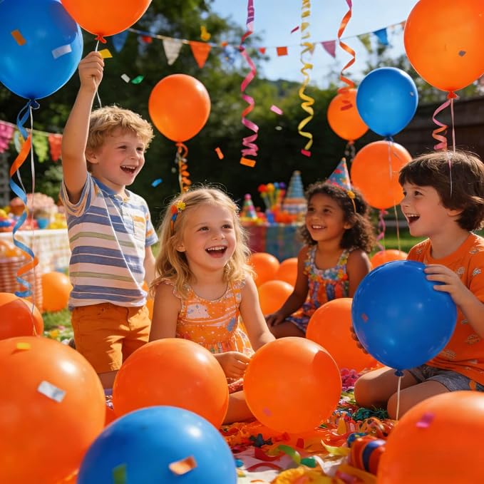 110pcs Orange Balloon 12 inch - Image 6