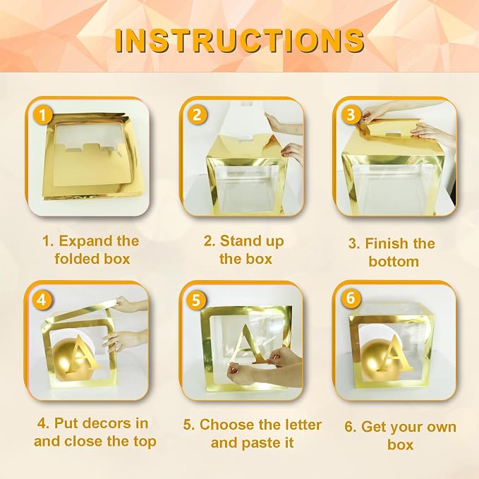 Ledido Transparent Balloon Boxes - Image 6