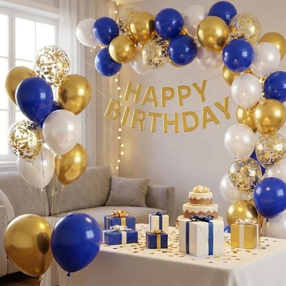 Blue and Gold Balloons - Image 6
