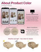 Moresoo Invisible Seamless Clip in Hair Extensions Golden Blonde with Medium Blonde Highlight Human Hair Clip in Extensions Thick for Women for Travel 14inch 120g 7pcs