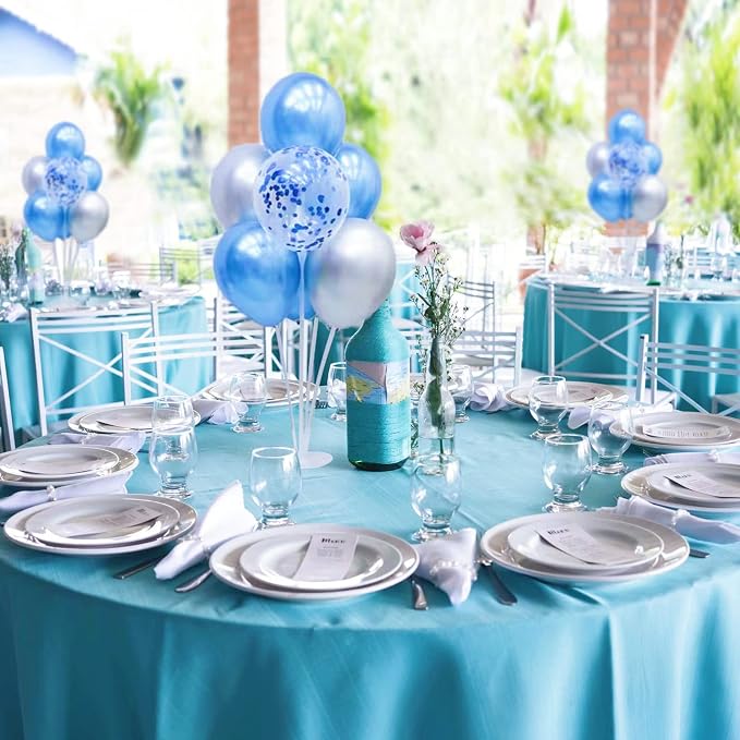 4 Sets of Table Balloon Stand Kit, 1 Roll of Glue and 5 Flower Clips - Image 8