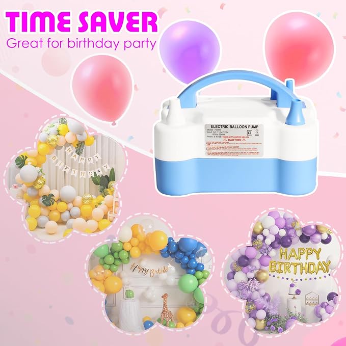 Balloon Pump Electric with Dual Nozzles & Tying Tool - Image 7