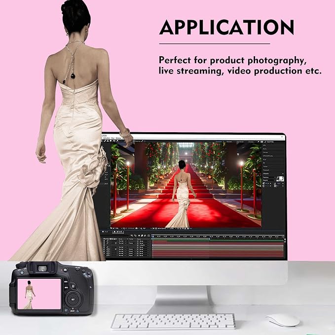 Pink Photography Backdrop for Photoshoot, Fabric 3x5ft | Versatile Studio Photo - Image 4