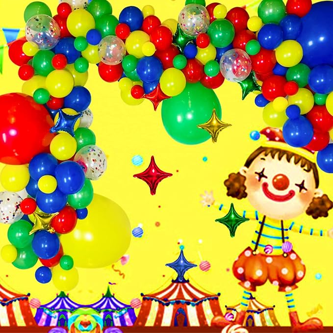Red Blue Green Yellow Balloons 100 Pack 12 Inch Matte Blue Yellow Red Green - Image 6
