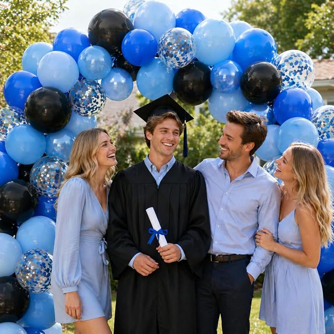 Blue and Black Balloons - Image 3