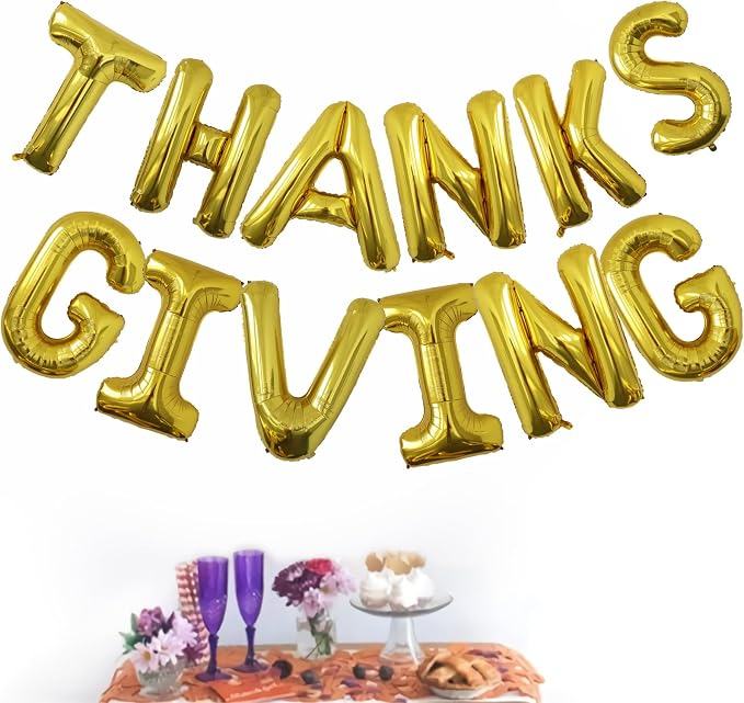 Letter Balloons Gold Party Balloon - Image 6