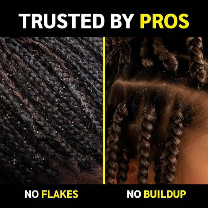 Loc Star Braid & Loc Gel, 16 fl oz | Extreme Hold for Braids, Locs, Twists, Cornrows & Edges | Smooths & Tames Frizz | No Heavy Residue | Long-Lasting | With Aloe Vera