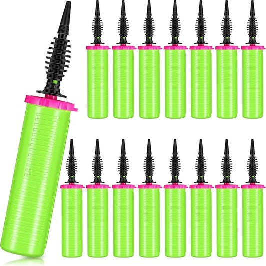 16 Pcs Handheld Balloon Air Pump Inflator Air Pump by Honoson
