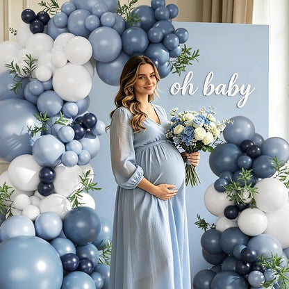 Navy Blue Balloon Arch Kit for Blueberry Baby Shower Birthday Decorations | - Image 6