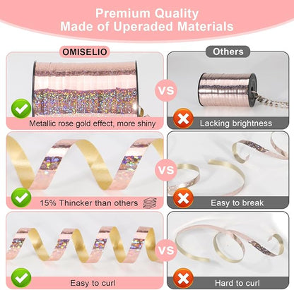 Rose Gold Curling Ribbon - Image 4