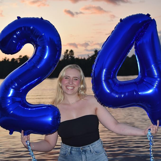 Night Blue Number 5 Balloon 40 Inch - Image 7