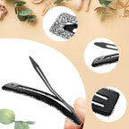 Rhinestone and Crystal Hair Clips 2-Pack, Sparkly Barrettes & Elegant Bling Accessories for Women & Girls(Set9)