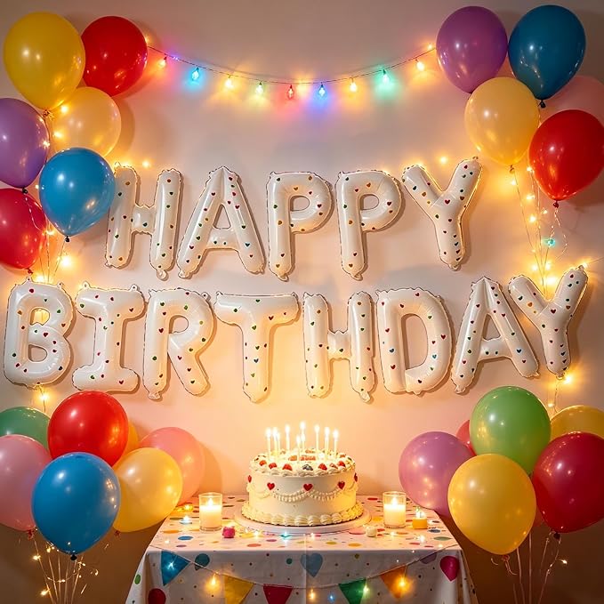 Happy Birthday Balloon Banner - Image 4
