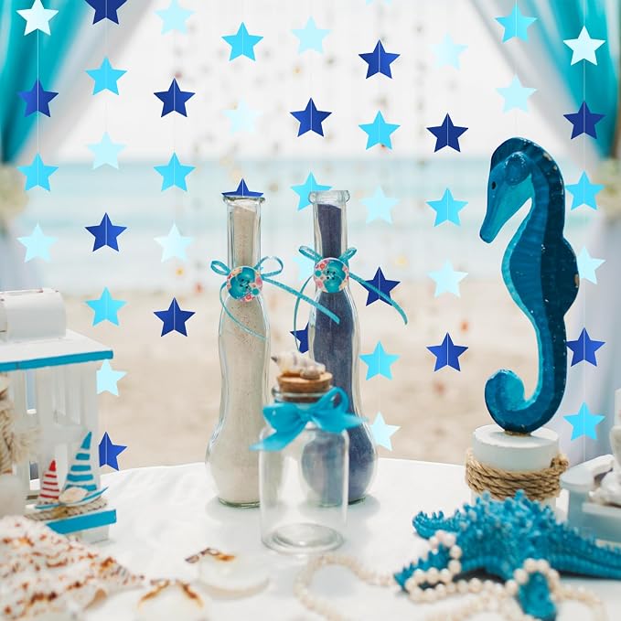 Patelai Glitter Star Garland Banner 2026 Graduation Decor 130 Feet Star Hanging - Image 5