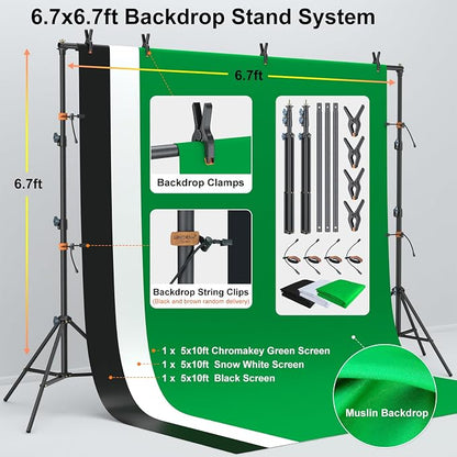 LINCO Lincostore Photo Video Studio Light Kit AM169 | Photography lighting kit - Image 4