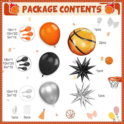 Basketball Balloons Arch Kit - Image 2