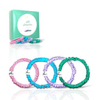 Silk Scrunchies for Women No Damage Mulberry Silk No Slip 4 Pack-Elastic Ponytail Girls Hair Ties | Skinny Hair Ties for Thin Thick Wavy or Curly Hair No Crease for Sleep and Sports (4, Dark Pastel)