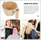 Luxshiny Hair Dye Bowls Set of 2 Mixing Bowls for Hairstylist Sturdy Handles Hair Coloring Kit