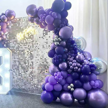 YMSZ Purple Balloon Garland Arch Kit, - Image 5