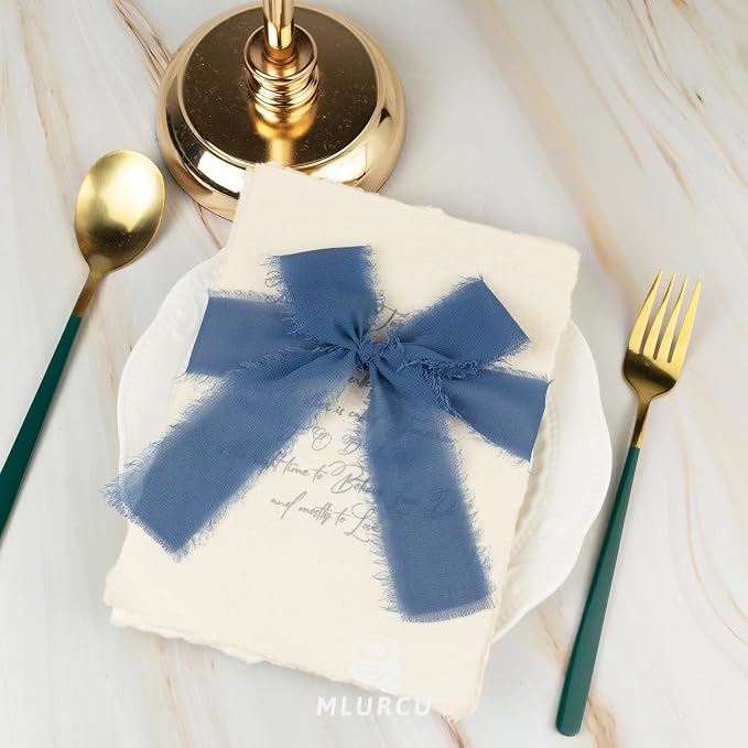 Handmade Fringe Chiffon Silk Ribbon - Image 4