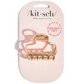 Kitsch Open Shape Metal Hair Clips for Women - Durable & Elegant Metal Claw Clips | Strong Hold for Updo and Half Up Styles | Ideal Gifts for Women - Gold, 1pc