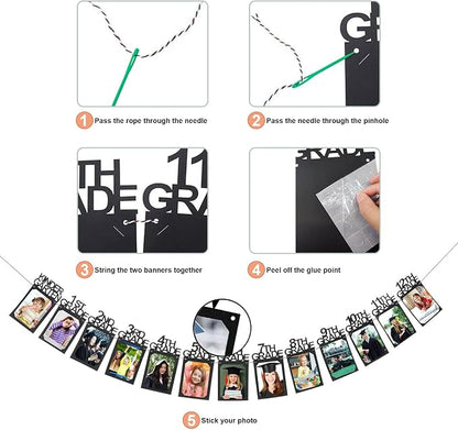 Graduation Photo Banner for Party Decoration, Including Kindergarten to 12th - Image 3