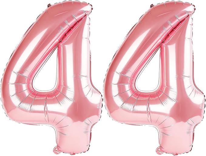 40 Inch Number 44 Balloons for 44th Birthday Party Decorations, 0-100 Jewelry by FOBELEC