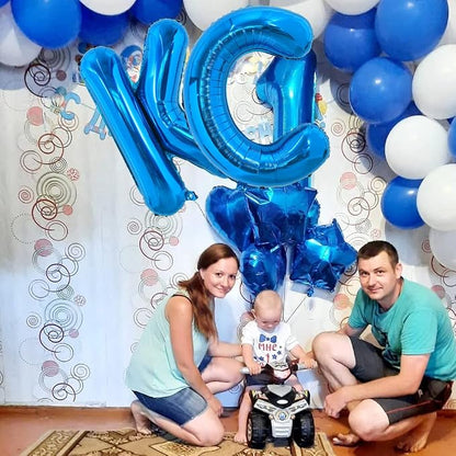TONIFUL 40 Inch Large Blue Letter K Foil Balloons Alphabet Balloons | Giant - Image 5