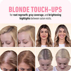 BOLDIFY Hairline Powder (LARGE, 10g) - Root Touch Up Hair Color for Gray Coverage - Bald Spot Concealing Hair Powder for Women & Men - 24-Hour Stain-Proof - White