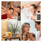 35 Pcs Christmas Gifts for Women & Men, Charcoal Bath & Body Gift Basket, Face Skin Care Kit, Self-Care Gift, Diffuser, Shower Gel, Massage Oil, Bath Bomb, Birthday, Valentines, Mother Day, Husband