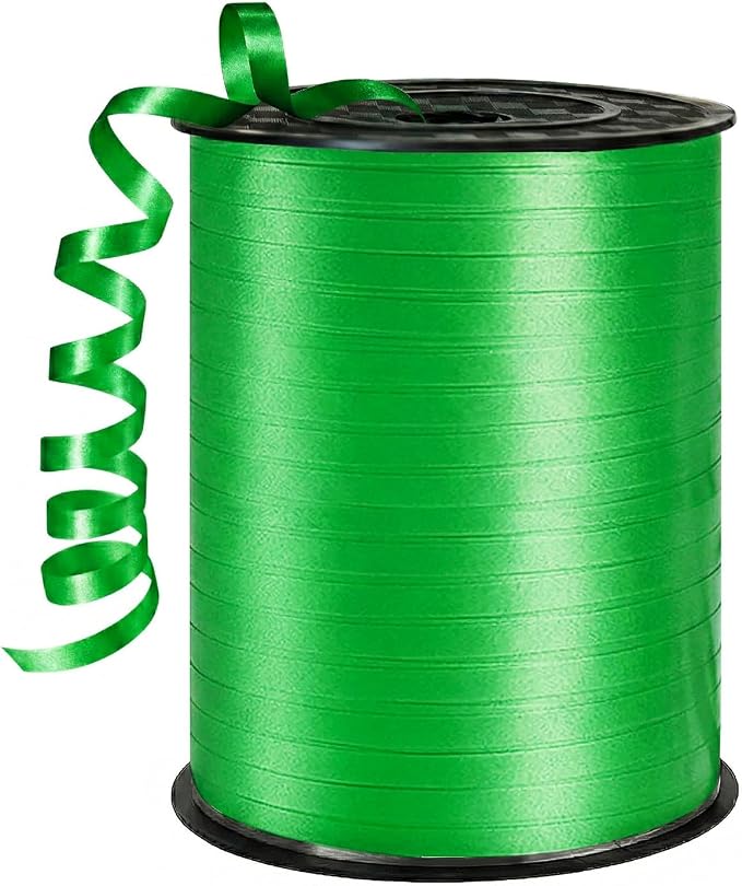 500 Yards Curling Ribbon，Green Balloon String Ribbon，for Gift Wrapping，Party by Unknown