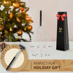 Head Massager 20 Fingers Scalp Massager Head Scratcher, Back Massage Back Scratcher, Stocking Stuffers for Scalp and Body Massage (Black)