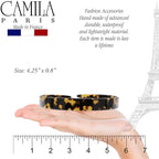 Camila Paris CP3466 French Headband for Women, Handmade Tokyo, Strong Hold Grip Women's Hair Band, Ligth and Very Flexible, No Slip and Durable Styling Girls Hair Accessories, Made in France