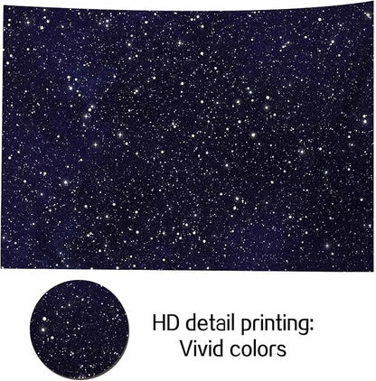 HQM 8x6FT Soft Fabric/Polyester Backdrop Night Sky Star Universe Space Starry - Image 2