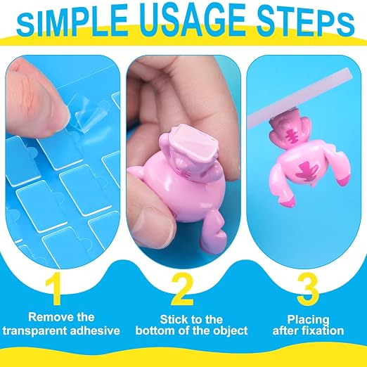 300Pcs Adhesive Clear Museum Putty, Double Sided | 4.31" X 5.81", Stick Dots - Image 3