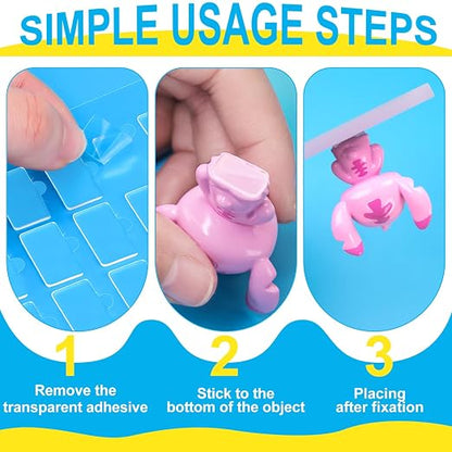 300Pcs Adhesive Clear Museum Putty, Double Sided | 4.31" X 5.81", Stick Dots - Image 3