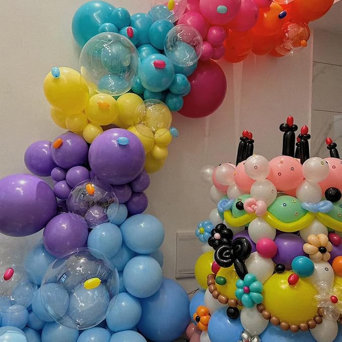 MEBAY Rainbow Balloons Garland Arch Kit - Image 6