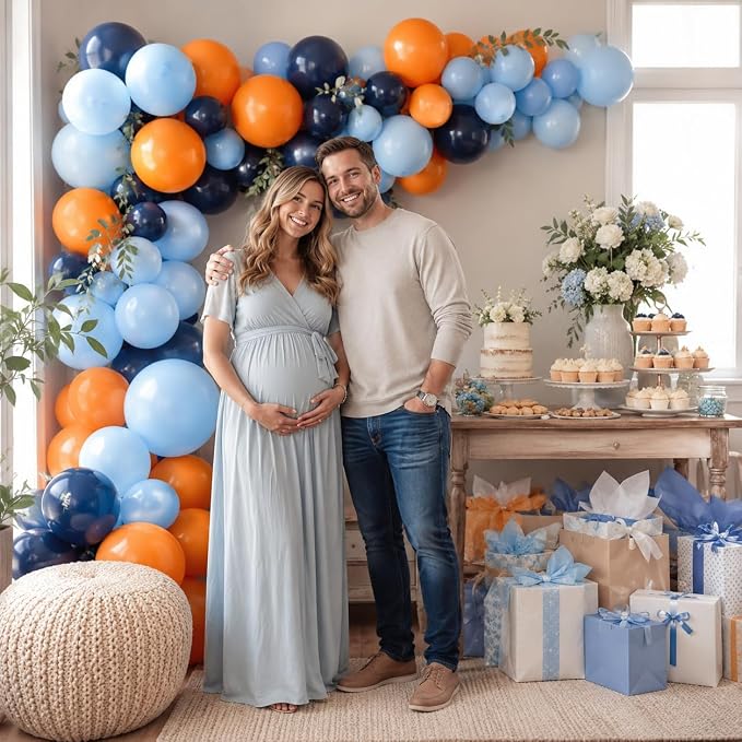 Blue Balloons Garland Arch Kit - Image 4