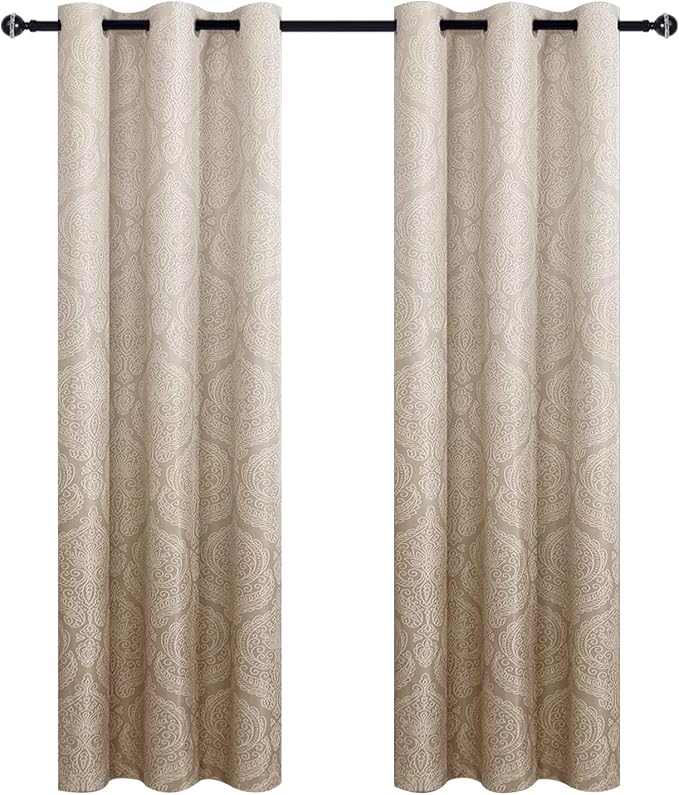 DWCN Ombre Blackout Curtains for Bedroom - Image 8
