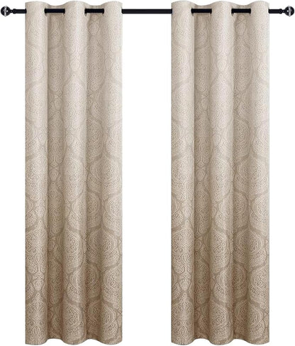 DWCN Ombre Blackout Curtains for Bedroom - Image 8