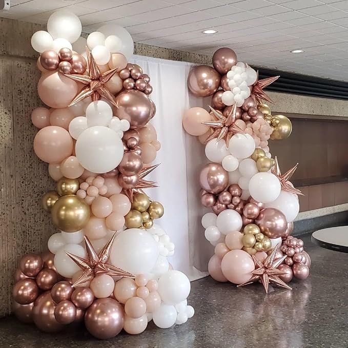 Rose Gold Balloons Arch Kit - Image 4