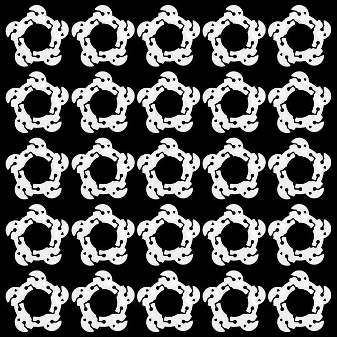 50 Pcs Balloon Arch Clips, Plastic Balloon Garland Holder Column Clips Reusable by lasuroa