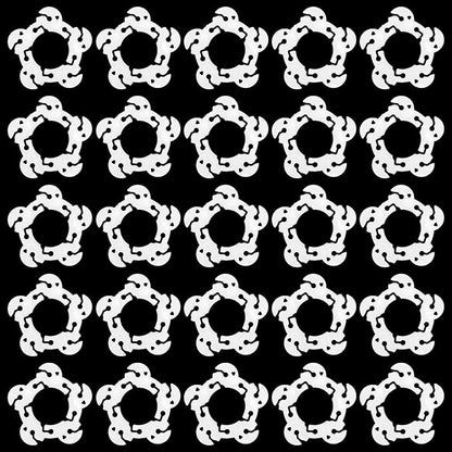 50 Pcs Balloon Arch Clips, Plastic Balloon Garland Holder Column Clips Reusable by lasuroa