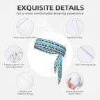 Boys Girls Sports Sweatbands, Multi Style Elastic Hair Band for Yoga Workout Shower, Cool Toy Tractor Pattern Headwear Head Accessories