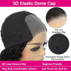 GOLFMAX 16 Inch Glueless Wigs Human Hair Pre Plucked Pre Cut Curly Bob Wig Human Hair Wear And Go Glueless Wigs 4x4 Lace Closure Short Human Hair Wig