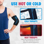 Perfect Remedy Freeze Sleeve - Hot & Cold Arm Ice Pack Wrap Compression - Tennis Elbow Cold Pack Compression for Support in Injuries - Ice Sleeve for Knee, Elbow (Large-X Large)